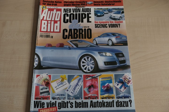 Deckblatt Auto Bild (28/2003)